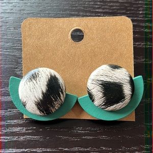 Boutique Abstract Stud Earrings